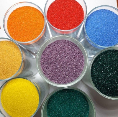 Пісок кварцевий пофарбований