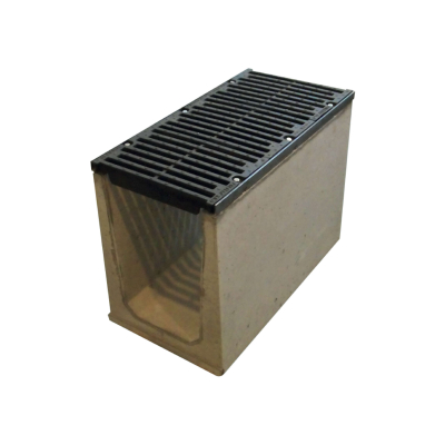 Лоток бетонний ЛВ 30.38.41 з чавунною решіткою класу D, E