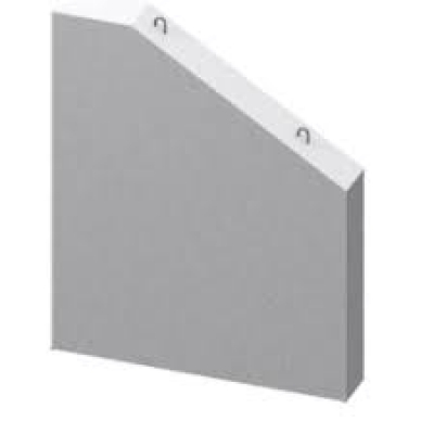 Укісна стінка СТ-1 ліва (для прямокутних труб)