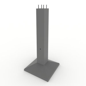 Фундамент під металеві опори Ф1-А