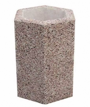 Смітник декоративний бетонний (шестигранний)