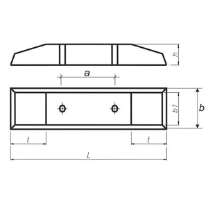 Ригель фундаментний Р1